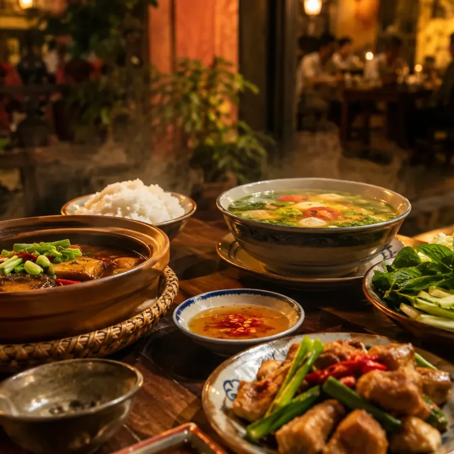 Quầy pha chế buổi sáng
